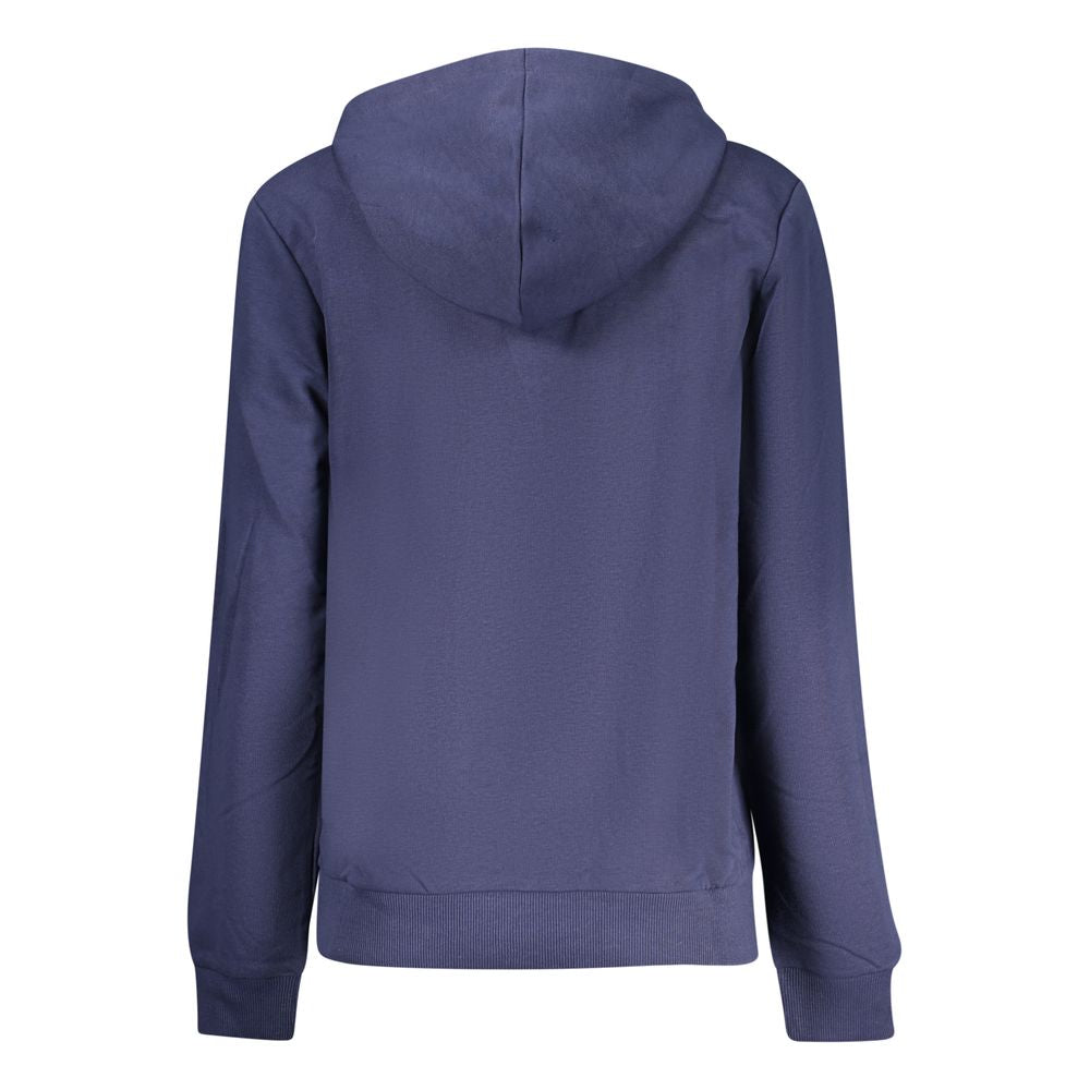Fila Blue Organic Cotton Hoodie for Women