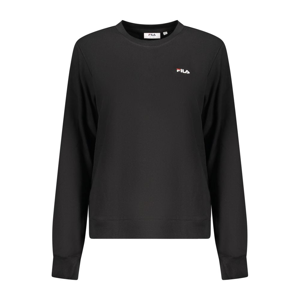 Fila Women's Black Cotton Sweatshirt