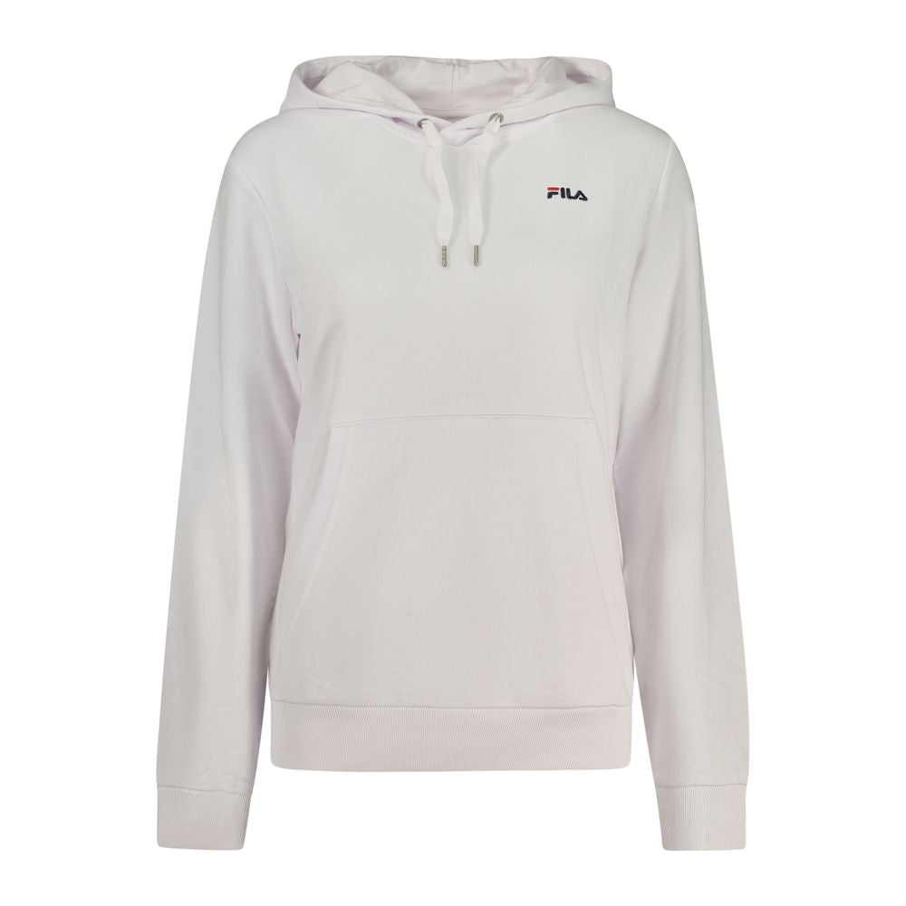 Fila Women's White Cotton Sweatshirt