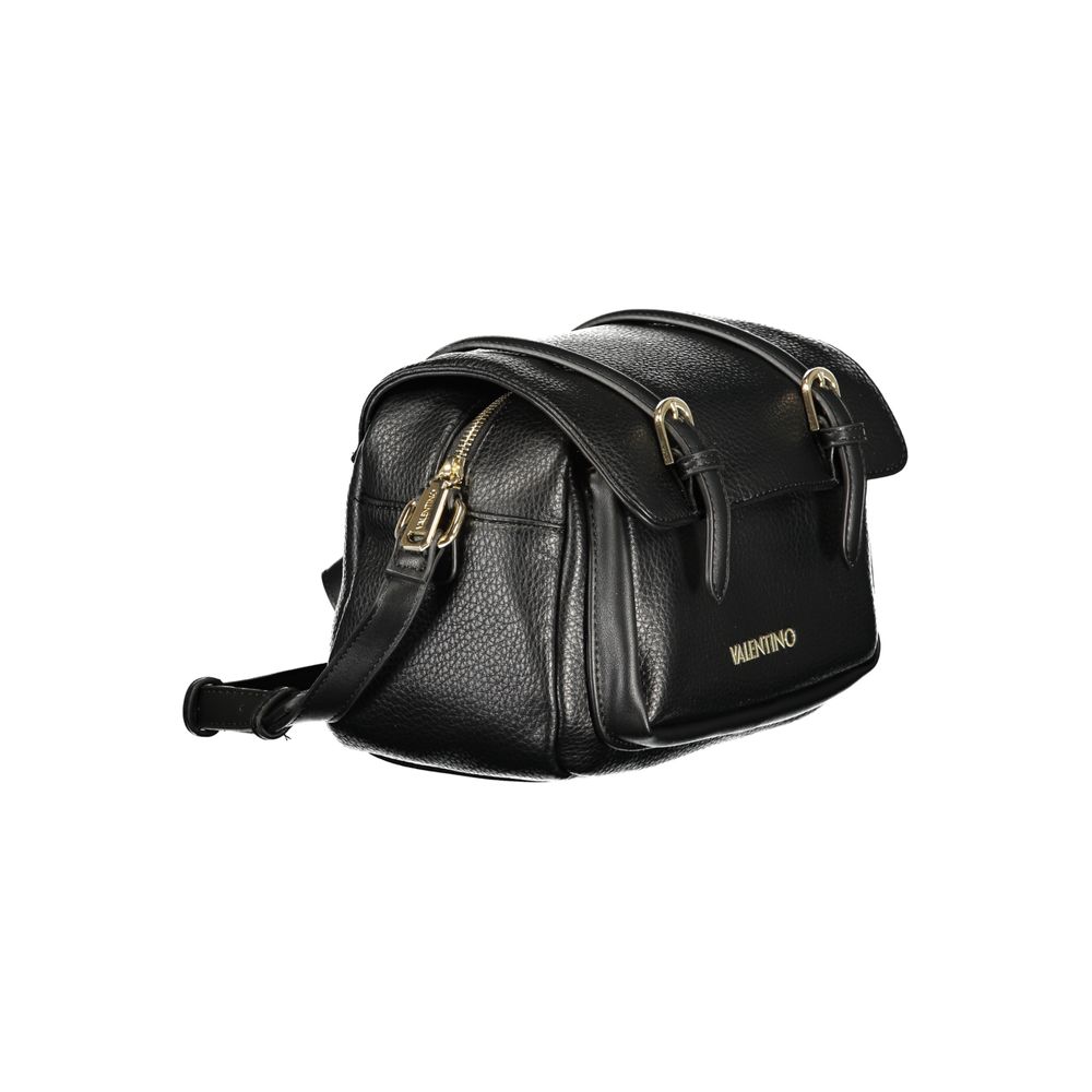 Mario Valentino Women's Black Polyurethane Shoulder Bag