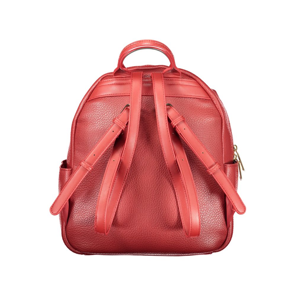 Mario Valentino Women's Backpack made of Polyurethane in Rosso