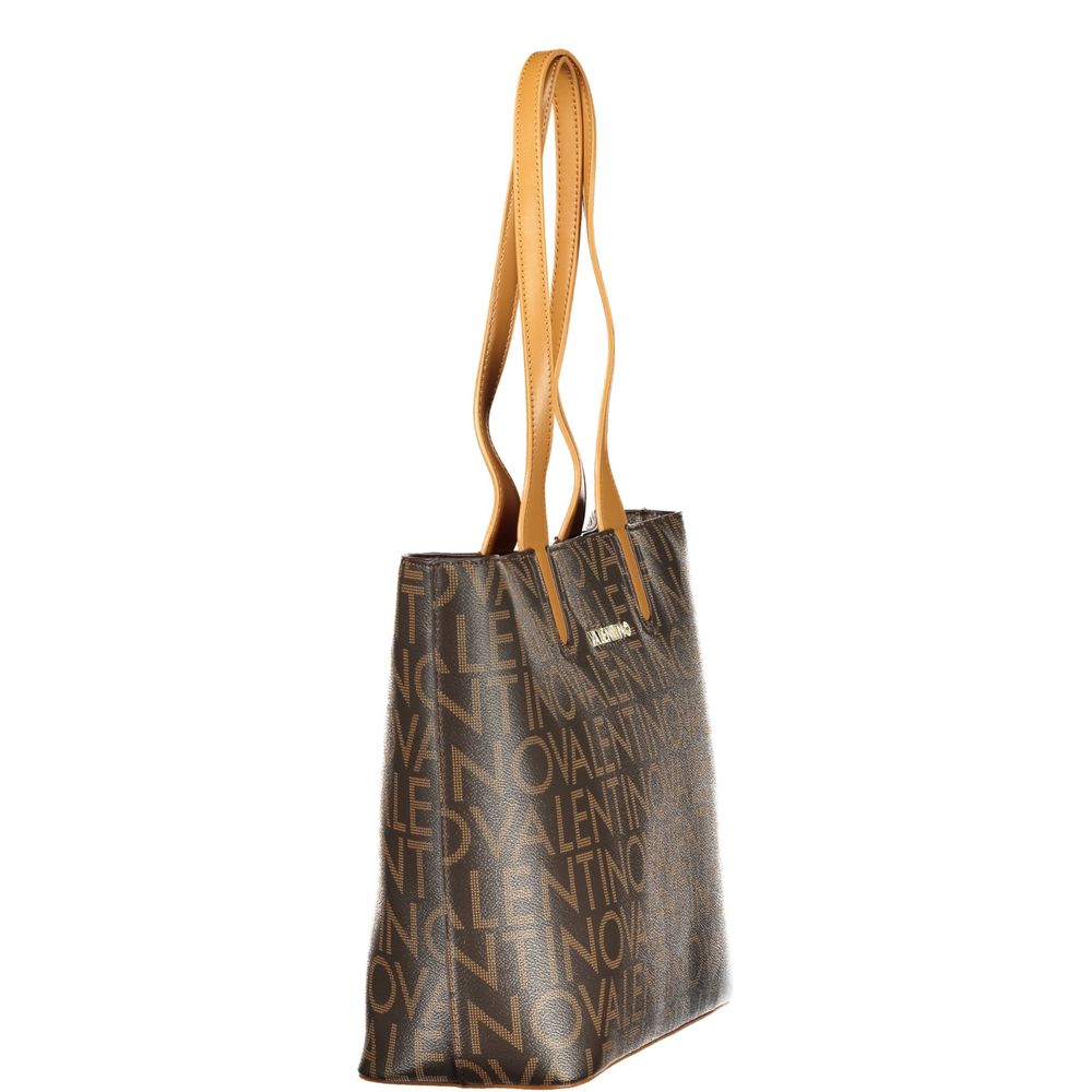Mario Valentino Marrone Polyurethane Women's Handbag