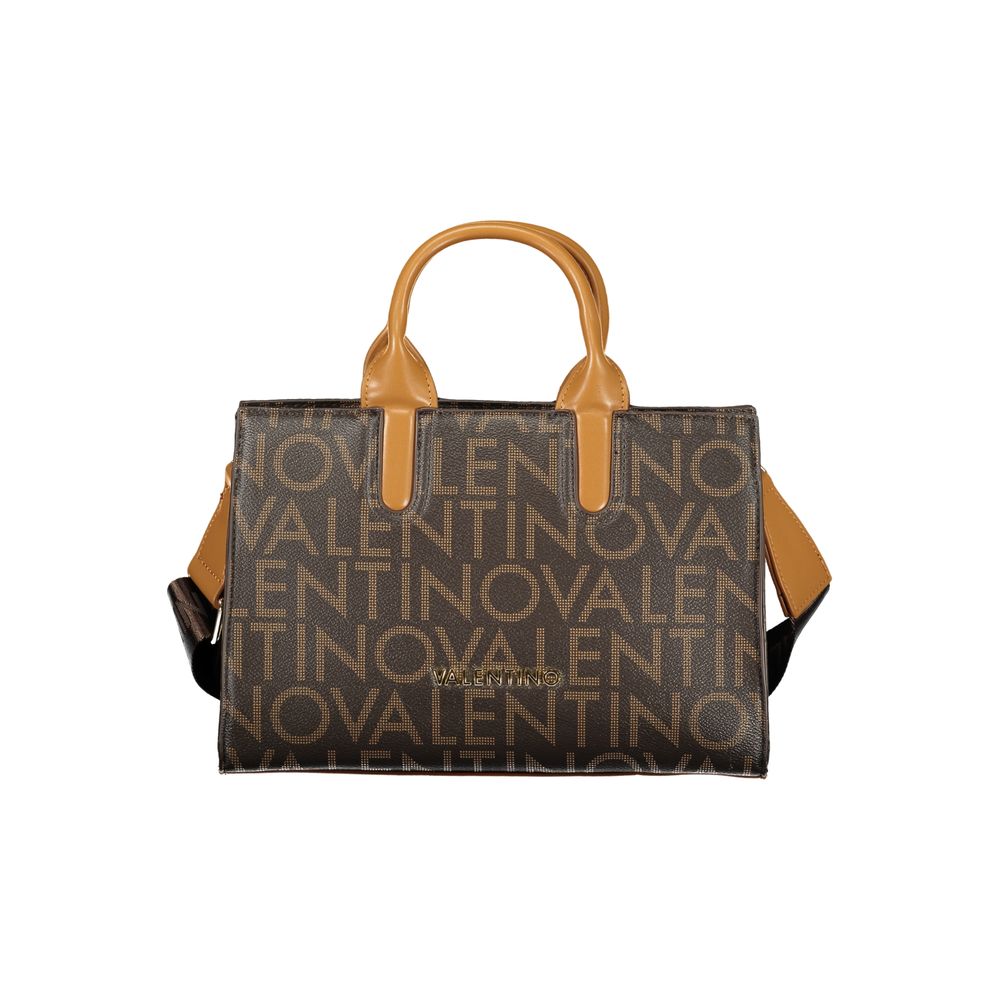 Mario Valentino Women's Polyurethane Handbag in Marrone