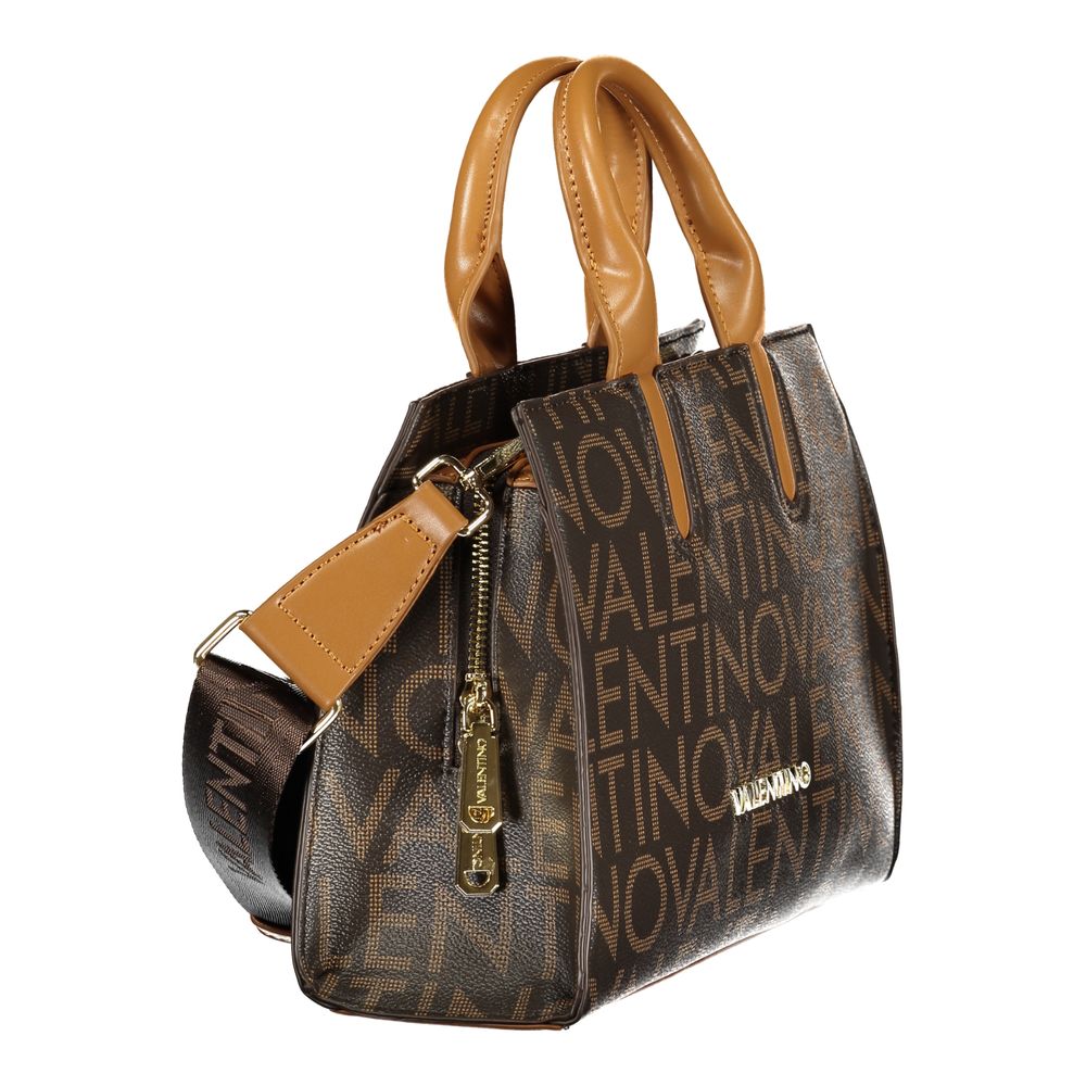 Mario Valentino Women's Polyurethane Handbag in Marrone