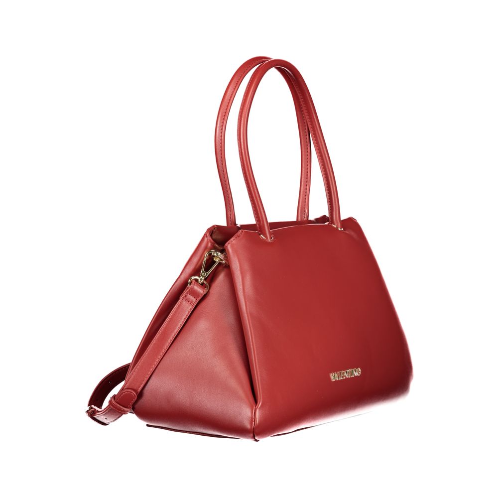 Mario Valentino Rosso Polyurethane Damen Handtasche