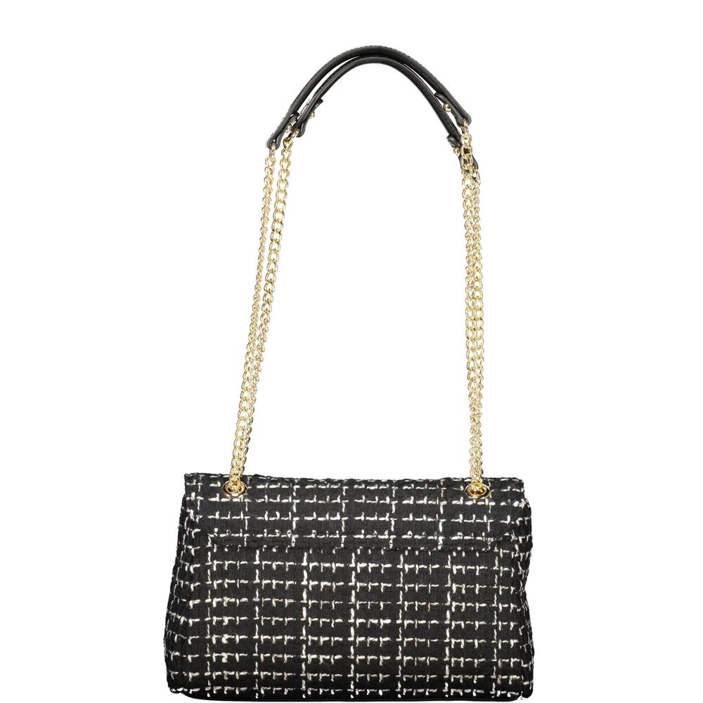 Mario Valentino Women's Black Polyurethane Shoulder Bag