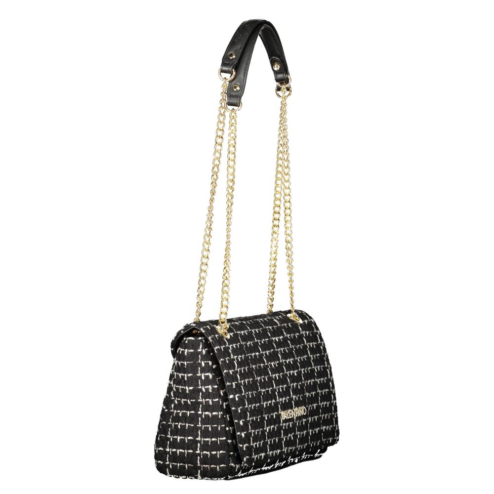 Mario Valentino Women's Black Polyurethane Shoulder Bag