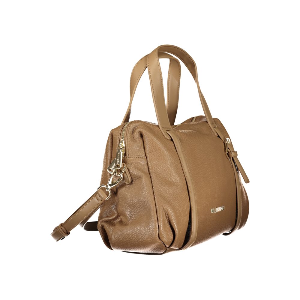 Mario Valentino Braune Handtasche aus Polyethylen
