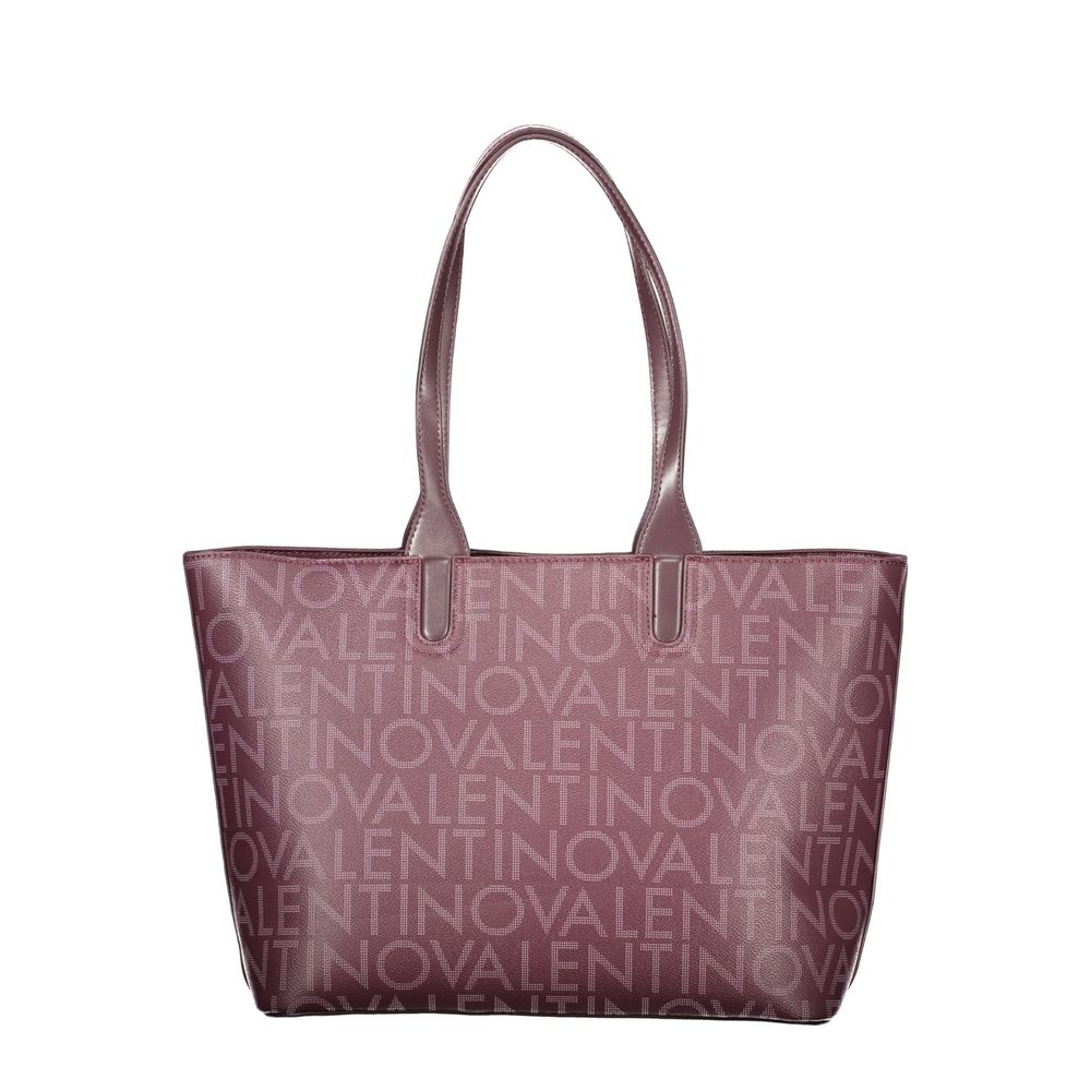 Mario Valentino women's handbag in red polyurethane