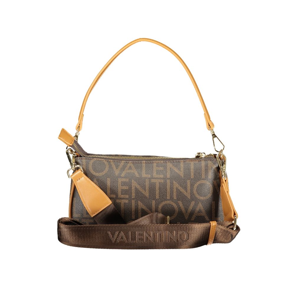 Mario Valentino Braune Handtasche aus Polyethylen