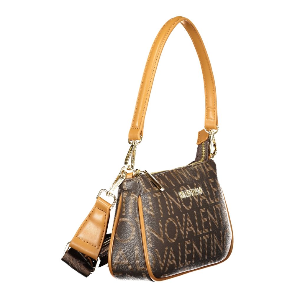 Mario Valentino Braune Handtasche aus Polyethylen