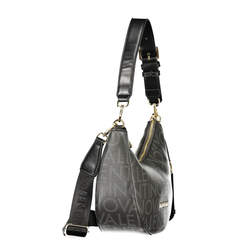Mario Valentino Schwarze Damen-Handtasche aus Polyurethan