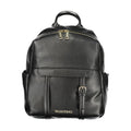 Mario Valentino Women's Black Polyurethane Backpack
