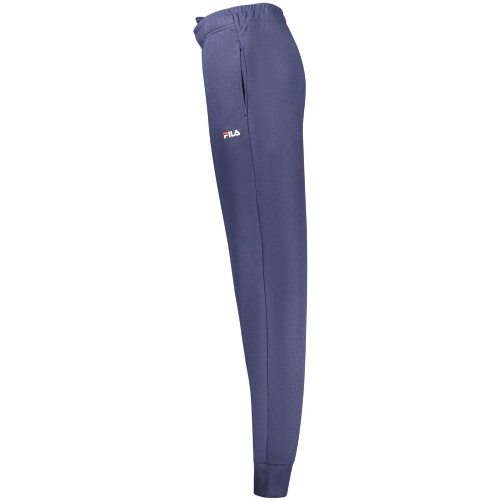 Fila Women's Blue Organic Cotton Sweatpants