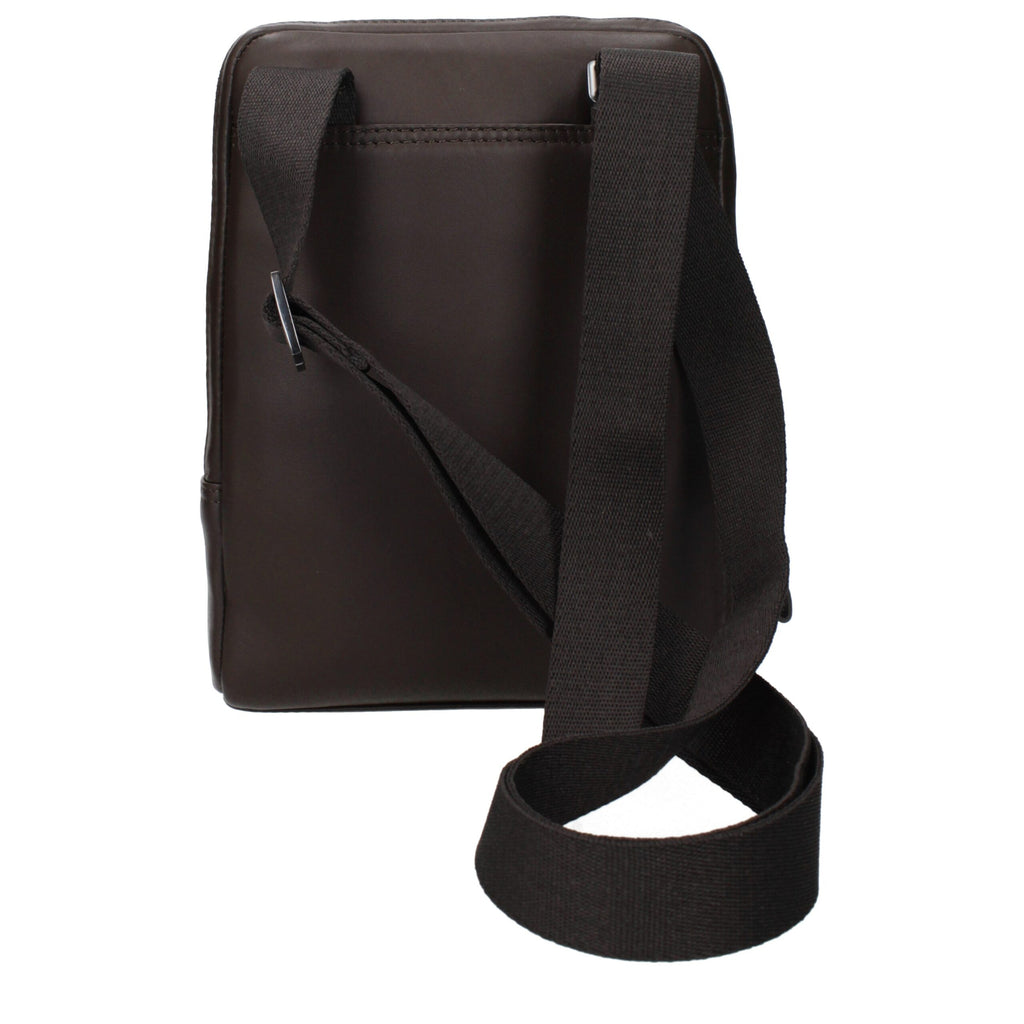 Piquadro Braune Leder Umhängetasche