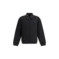 Prada Schwarze Jacke aus recyceltem Polyamid in voller Länge
