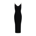 Versace Schwarzes Freizeitkleid aus Viskose