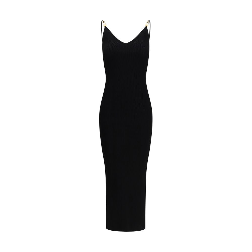 Versace Schwarzes Freizeitkleid aus Viskose