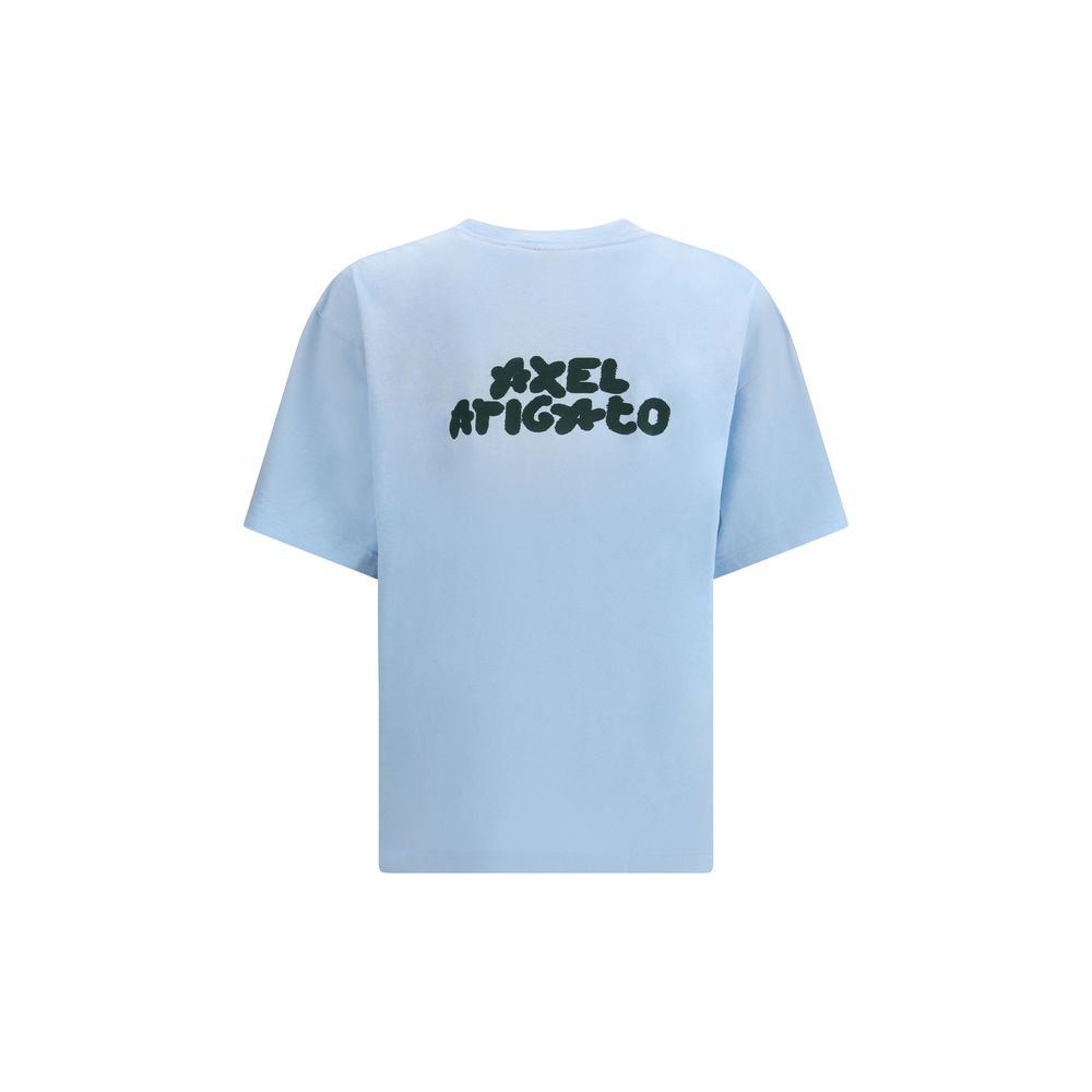 Axel Arigato Blaues Stoff-T-Shirt