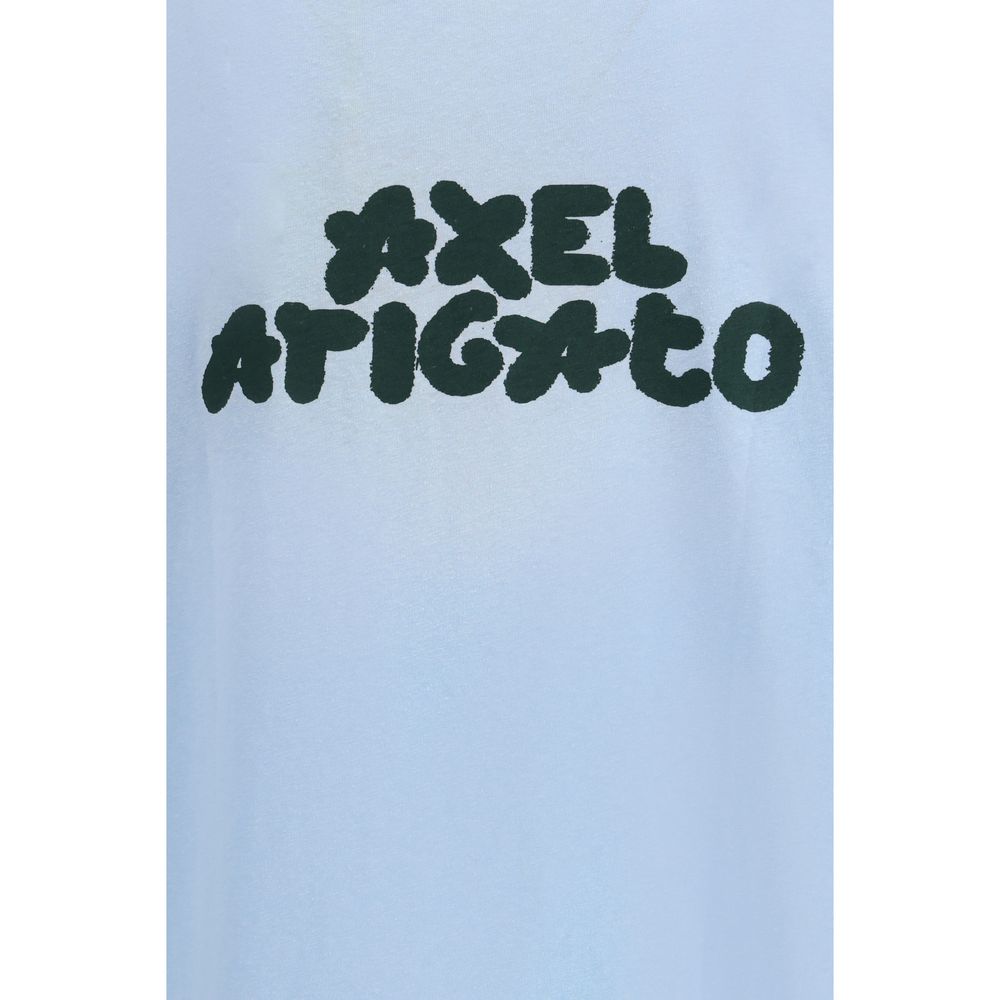 Axel Arigato Blaues Stoff-T-Shirt