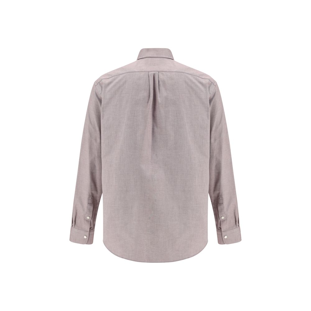 Fendi Bordeaux Baumwollhemd
