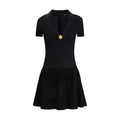 Balmain Schwarzes legeres Kleid aus Viskose