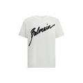 Balmain Weißes Baumwoll-T-Shirt