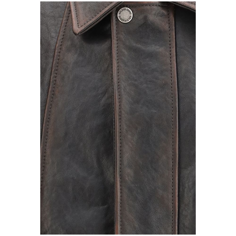 Golden Goose Brauner Ziegenleder-Bomber