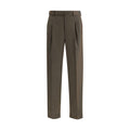 Brioni Zweifarbige Hose aus Fleece-Wolle